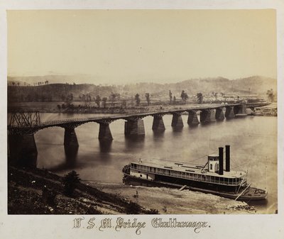 Puente U.S.M., Chattanooga de George N. Barnard
