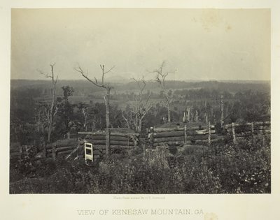 Vista de Kenesaw Mountain, Ga. de George N. Barnard