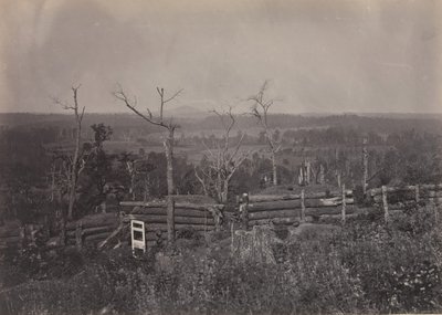 Vista de la montaña Kenesaw, Georgia, 1860s de George N. Barnard