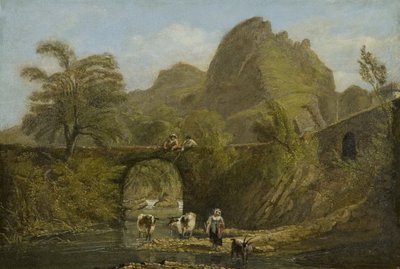 Roca y puente Dynas de George Orleans Delamotte