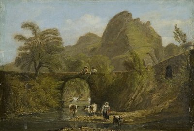 Roca y puente Dynas de George Orleans Delamotte