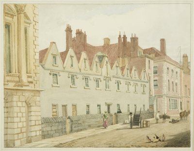 Casas de caridad de St Nicholas, King Street de George Orleans Delamotte