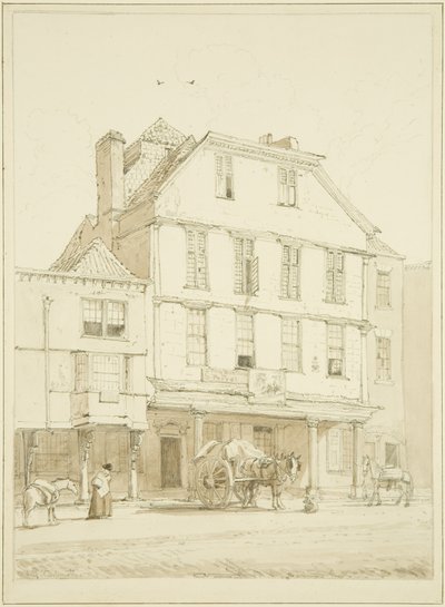 Ciervo y Sabuesos (Corte de Piepoudre) de George Orleans Delamotte