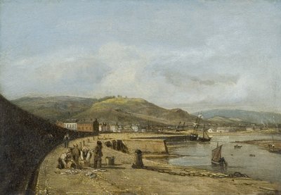 Swansea desde el muelle oeste de George Orleans Delamotte