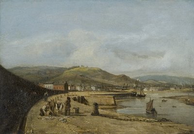 Swansea desde el muelle oeste de George Orleans Delamotte