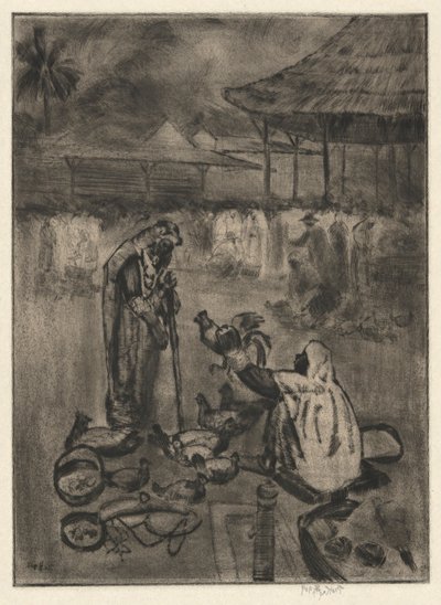 Vendedor de pollos, Tindad de George Overbury Hart