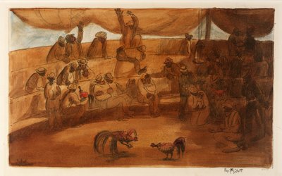 Pelea de gallos, Santo Domingo de George Overbury Pop Hart