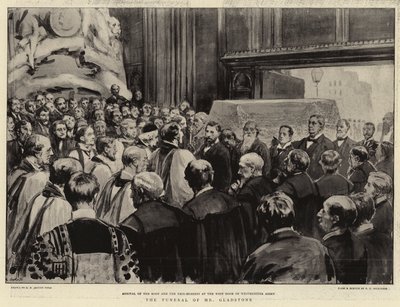 El funeral del Sr. Gladstone de George Percy Jacomb Hood