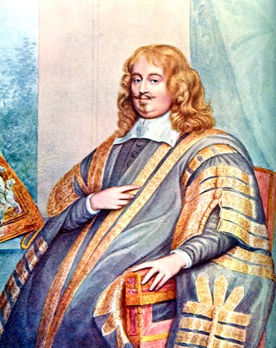 Edward Hyde, 1er Conde de Clarendon, estadista e historiador inglés del siglo XVII, c1905 de George Perfect Harding