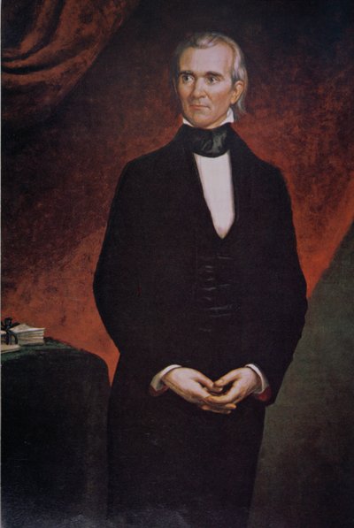 James Knox Polk (1795-1849) de George Peter Alexander (after) Healy