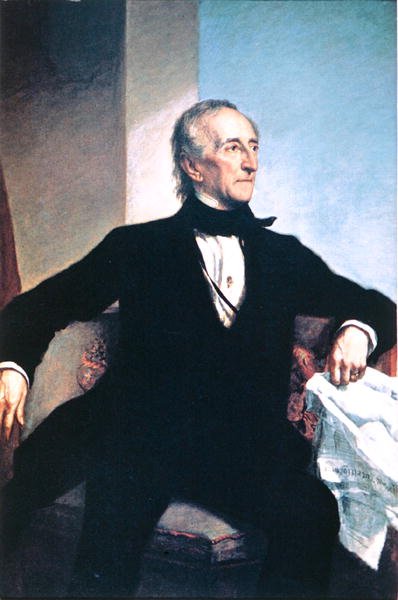 John Tyler (1790-1862) (litografía en color) de George Peter Alexander (after) Healy