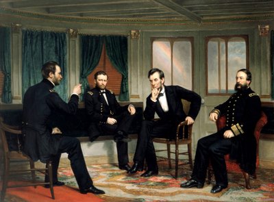 Los Pacificadores, pub. 1868 de George Peter Alexander (after) Healy