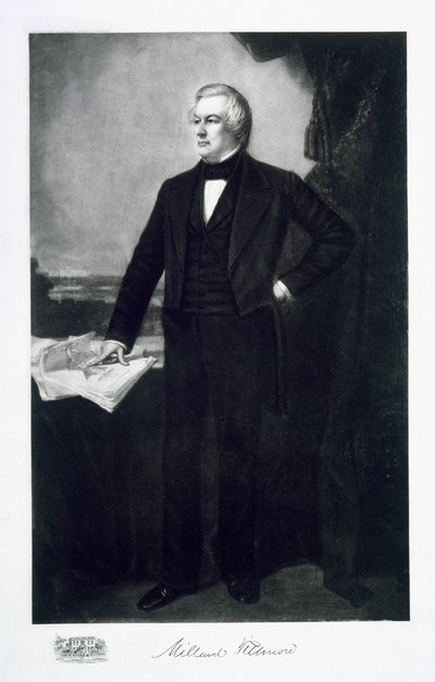 Millard Fillmore, 13º Presidente de los Estados Unidos de América, pub. 1901 de George Peter Alexander Healy