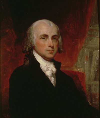 Retrato de James Madison (1751-1836) de George Peter Alexander Healy