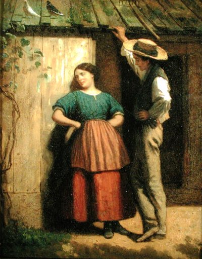 Cortejo rústico, c.1859-60 de George Philip Reinagle