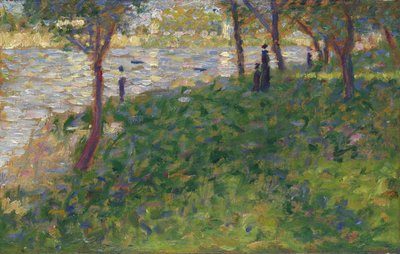 Estudio para La Grande Jatte, 1884-1885 de George Pierre Seurat