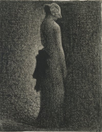 El arco negro, c. 1882 de George Pierre Seurat