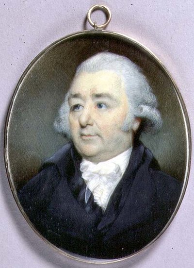 Retrato en Miniatura de John Flaxman, c.1798 de George Place