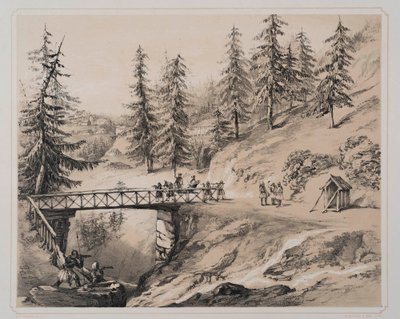 Puente Combermere, Abbeville, y Casa de Huéspedes Barretts de George Powell Thomas
