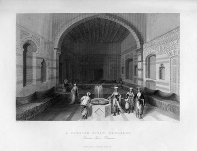 Un diván turco, Damasco, Siria, 1841 de George Presbury