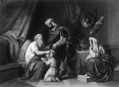 El ángel que me redimió de todo mal, bendice a los muchachos, c. 1840 de George Presbury