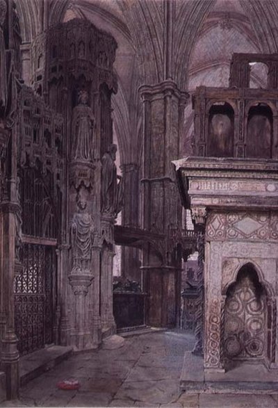 Capilla de Eduardo el Confesor, Abadía de Westminster de George Price Boyce