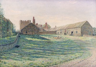 Castillo de Halton, Northumberland, aspecto oriental, siglo XIX de George Price Boyce
