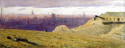 Newcastle desde Rabbit Banks, Gateshead on Tyne de George Price Boyce