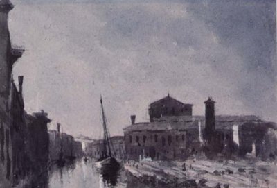 La Sacca Della Misericordia, Venecia de George Price Boyce