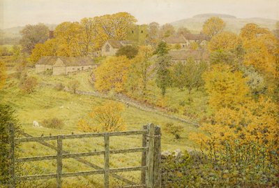 Thorpe, Derbyshire, 1880 de George Price Boyce