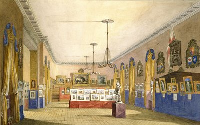Una exposición en el Ayuntamiento Viejo, Oxford, 1854 de George Pyne