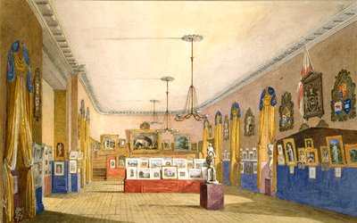 Una exposición en el Old Town Hall, Oxford, 1854 de George Pyne
