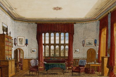 Interior de una habitación, Christ Church, Oxford de George Pyne