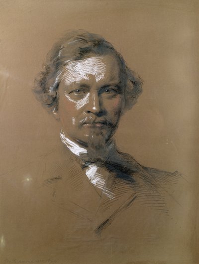 August Wilhelm Hofmann (1818-92) químico alemán, 1864 de George Richmond