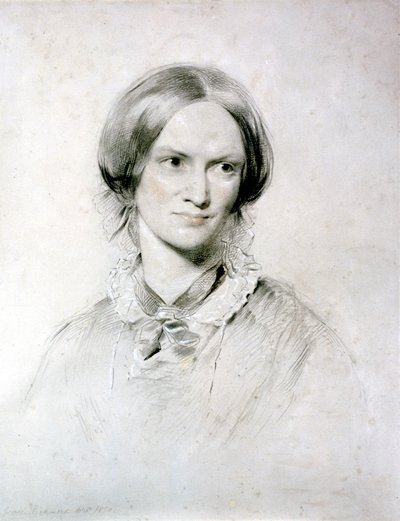 Charlotte Bronte, novelista inglesa, 1850 de George Richmond