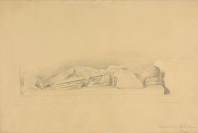 Efigie de un cruzado, iglesia de Stisted de George Richmond