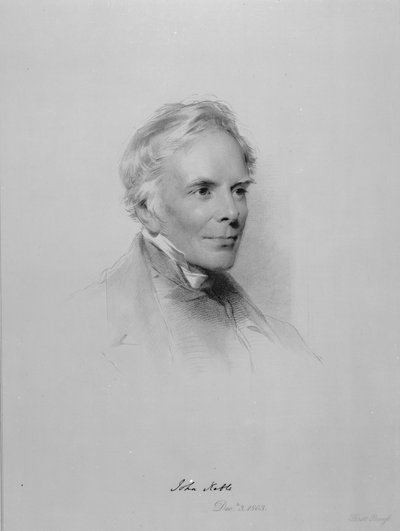 John Keble, grabado por William Holl Jr después de un dibujo de 1863 de George Richmond