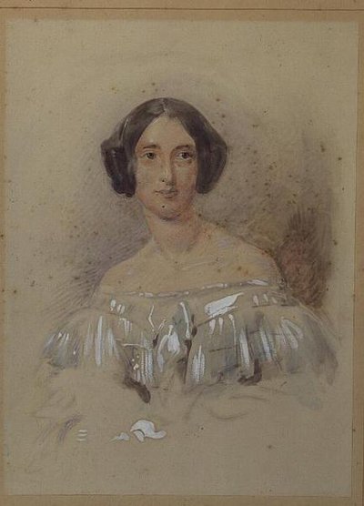 Retrato de Fanny (Frances) Cartwright de George Richmond
