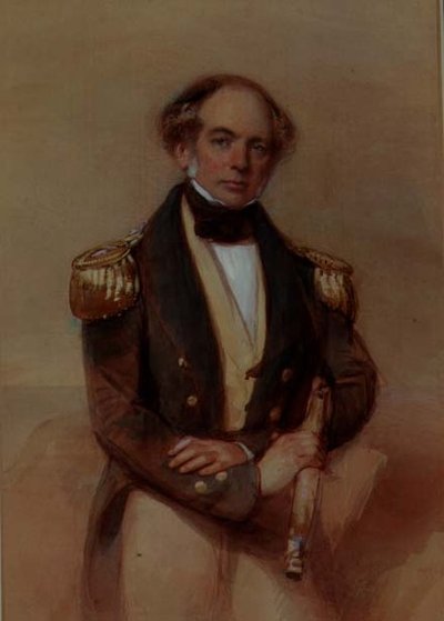 Retrato de un Capitán de George Richmond