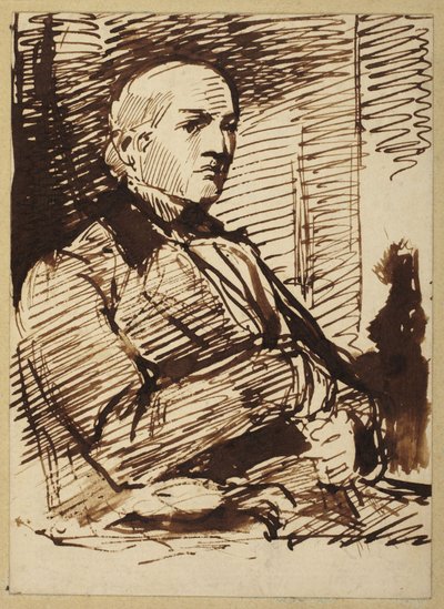 El hombre sentado de George Richmond