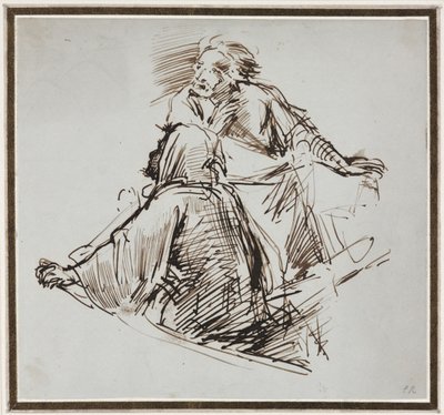 dos figuras masculinas de George Richmond