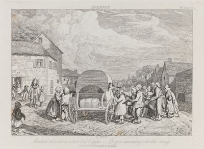 Mendigos, Eperney, c.1821 de George Robert Lewis