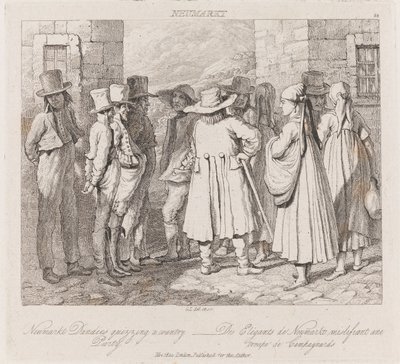 Dandies, Neumarket, c.1821 de George Robert Lewis