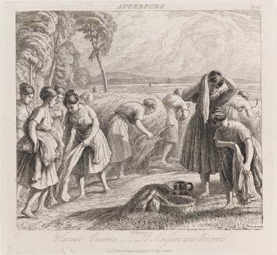 Cosecha, Augsbourg, c.1821 de George Robert Lewis