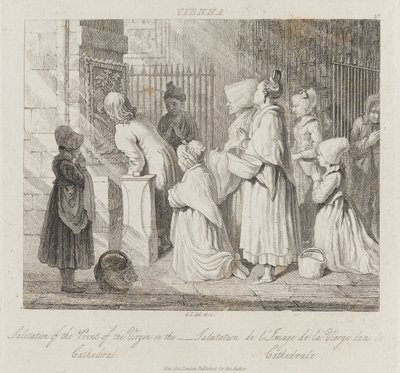 Virgen saludando, Viena, c.1821 de George Robert Lewis