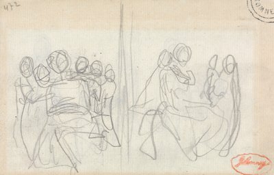 Una madre y sus hijos: Dos estudios de George Romney