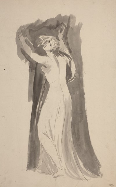 Un estudio de Miranda para «La tempestad» de George Romney