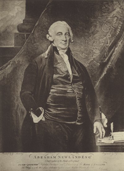 Abraham Newland de George Romney