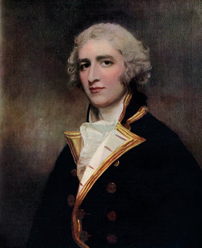 Capitán William Bentinck 1764-1813, comandante naval, 1787-1788, 1910 de George Romney