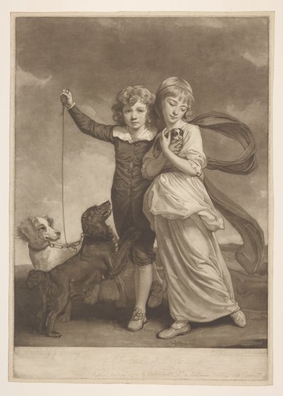 Los hijos del señor Clavering de George Romney